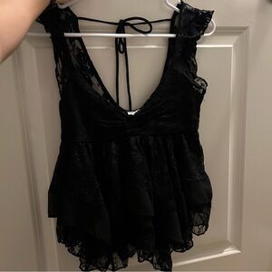 Black Lace kimchi blue top